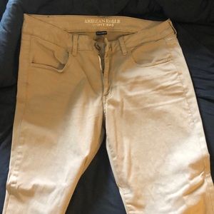 Khaki jeans